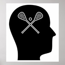 Thinking About Lacrosse Poster