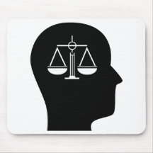 Thinking About Law Mouse Pad