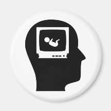Thinking About Sonograms Refrigerator Magnets