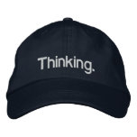 Thinking Cap embroidered hats