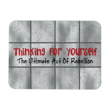 Thinking For Yourself Flexible Magnets