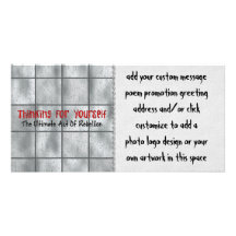 Thinking For Yourself Photo Greeting Card