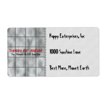 Thinking For Yourself Shipping Label