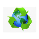 thinking green postcards