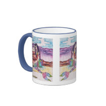 Thinking Mermaid Mug