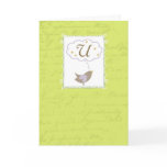 Thinking of "U" with Love cards