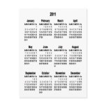 Thinking of You...2011 Mini Calendar postcards