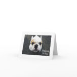 Thinking of You Bulldog Greeting Card
