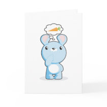 Thinking of You Bunny Greeting Card