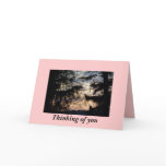 Thinking of you card