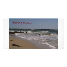 Thinking of You card Personalized Photo Card