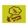 Thinking of You Donkey Jackass Postcard