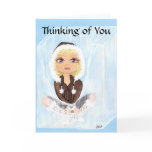 Thinking of You Eskimo in Ice Quantum Cutie Greeting Card