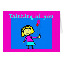 Thinking of  You Greeting Card