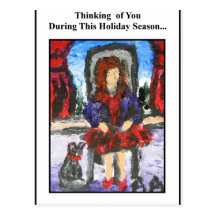 "Thinking of You" Holiday Postcard