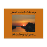 Thinking of you..., Just wanted to say Post Card
