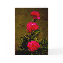 Thinking Of You - Olive Peony cards