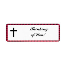 THINKING OF YOU-RETURN ADDRESS LABLES CUSTOM RETURN ADDRESS LABELS