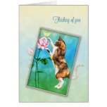 Thinking of you with a playful cat cards