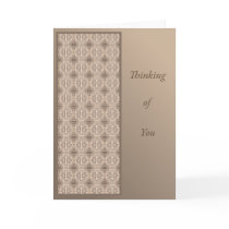 Thinking of You with Terrace Geometric cards
