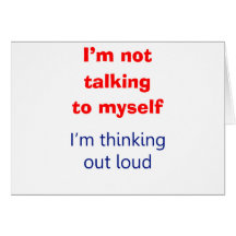 Thinking Out Loud Greeting Cards