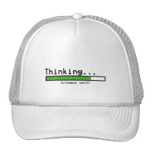 Thinking... Please Wait Mesh Hat