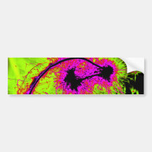Thinking psychedelic bumper sticker