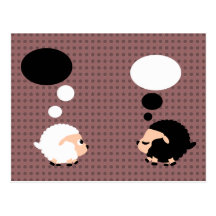 thinking sheep postcards