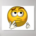 Thinking - toon poster