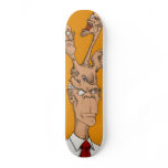 Thinking with the lil heads custom skateboard