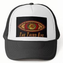 Third Eye - Black Print with Caption by Manda