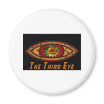 Third Eye - Black Print with Caption by Manda