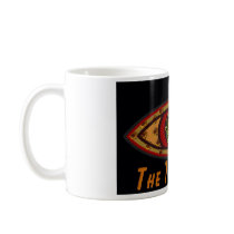 Third Eye - Black Print with Caption by Manda Coffee Mug