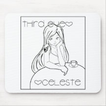 Third Eye: Celeste Mouse Pads