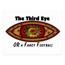 Third Eye with Caption Postcard