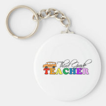 Third Grade Teacher Key Chains