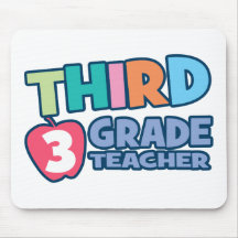 Third Grade Teacher Mouse Pads
