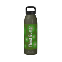 Thirst Buster Lime Tones Sport Bottle Reusable Water Bottle