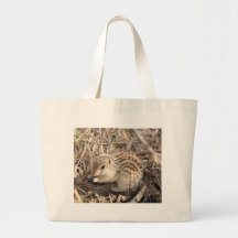 Thirteen Lined Ground squirrel Tote Bags