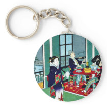 Thirty six amusements in Tokyo  foreigners Key Chain