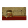 This Antique Book Belongs To You Personalized Shipping Label