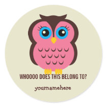 THIS BELONGS TO STICKER