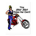 This Biker Bitch Rides her Own Post Cards