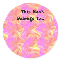 This Book Belongs To...Label Sticker