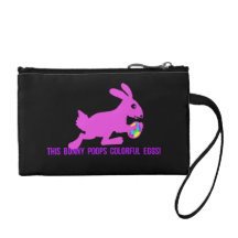 This Bunny Poops Colorful Eggs Coin Purses