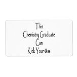 This Chemistry Graduate Can Kick Your Ass Personalised Shipping Labels