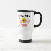 This Chick Loves Cheerleading Mug