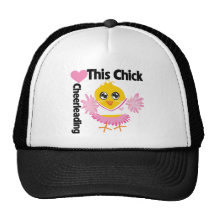 This Chick Loves Cheerleading Trucker Hat