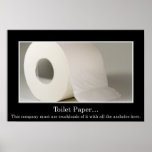 This company must use a lot of toilet paper (L) posters