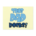 This Dad Rocks Tshirts and Gifts Postcards